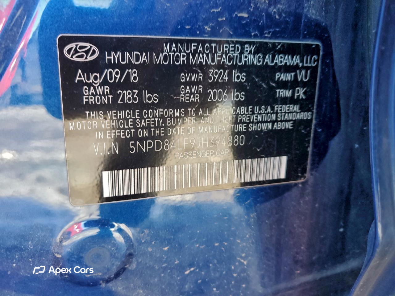Hyundai Elantra 2018