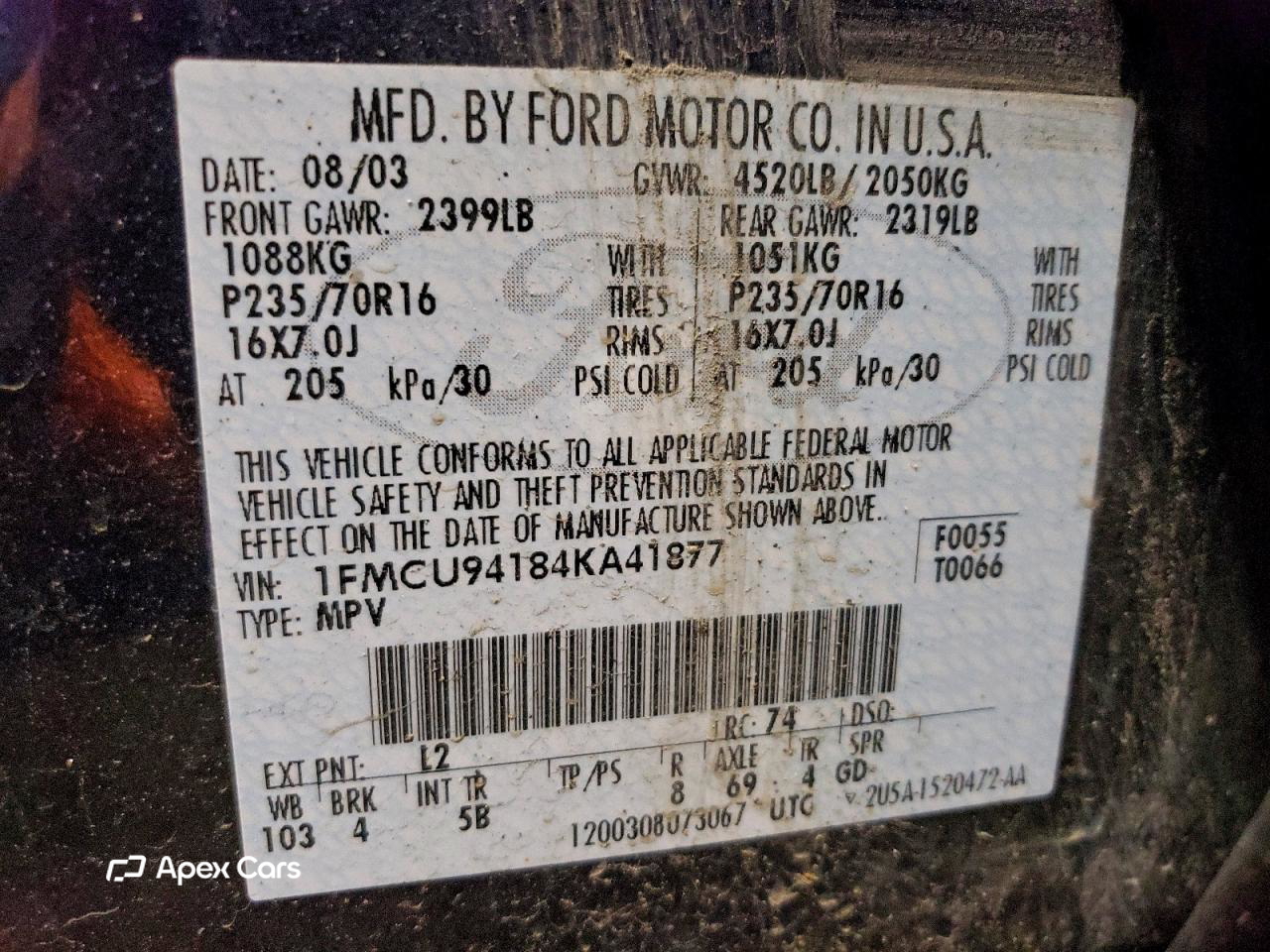 Ford Escape 2004