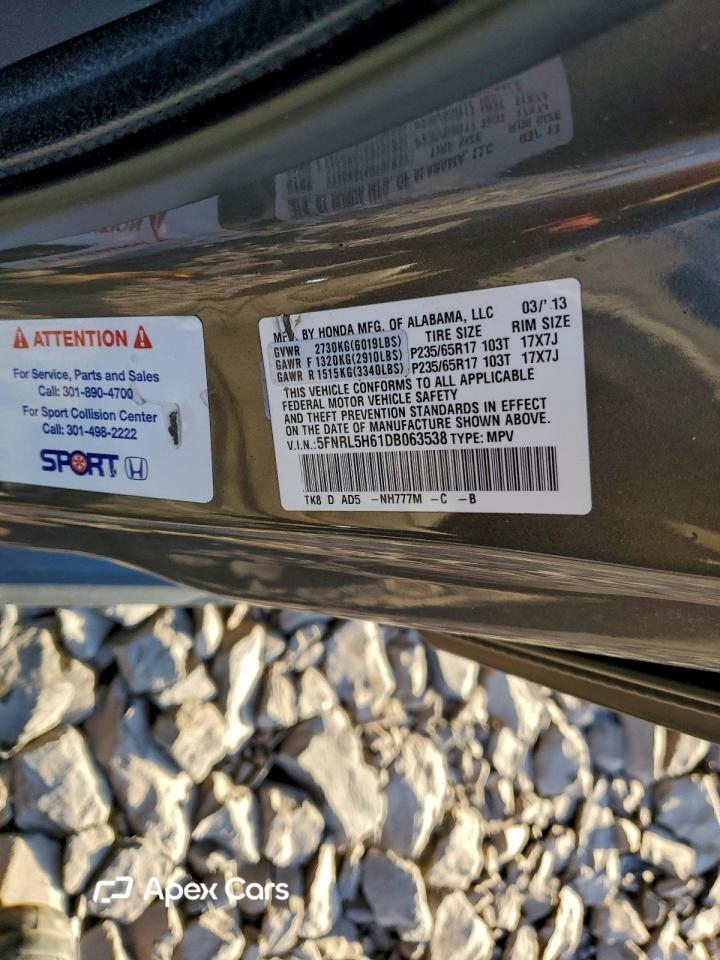 Honda Odyssey 2013