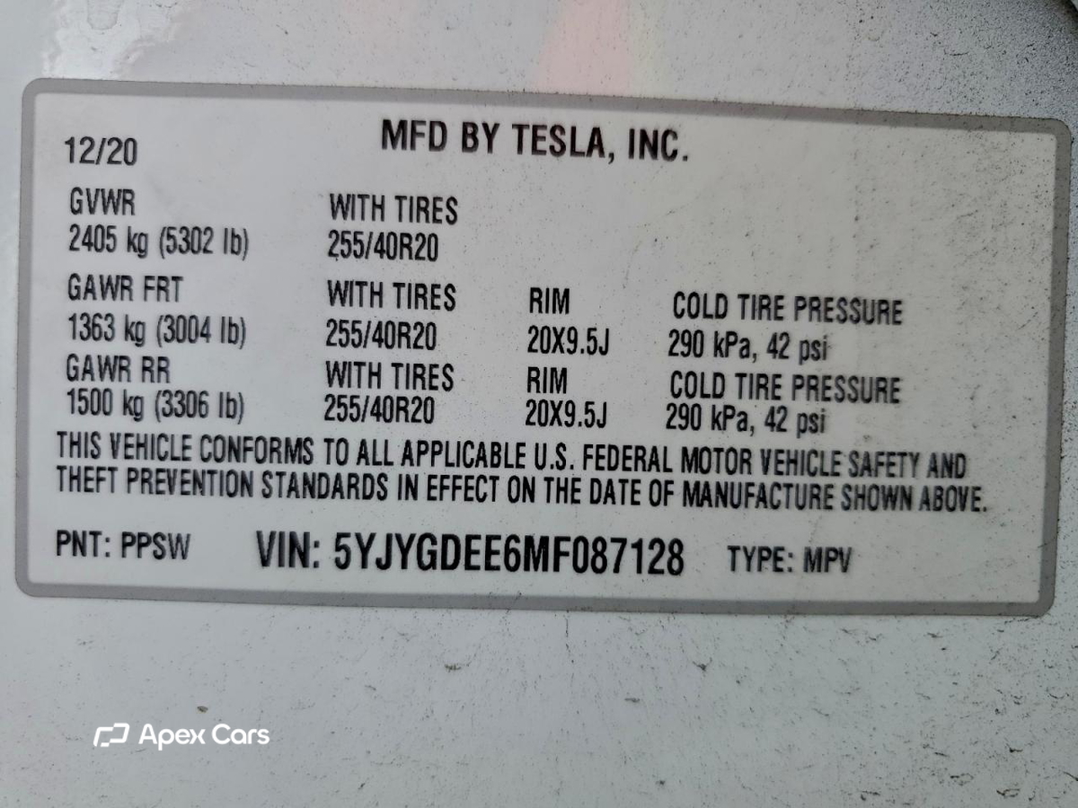 Tesla Model Y 2021