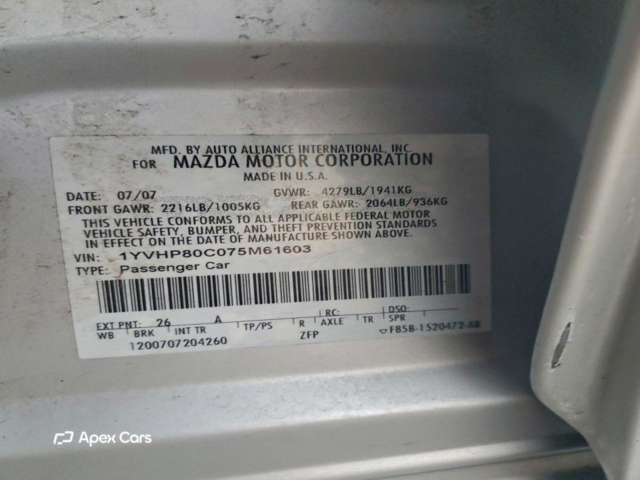 Mazda 6 2007