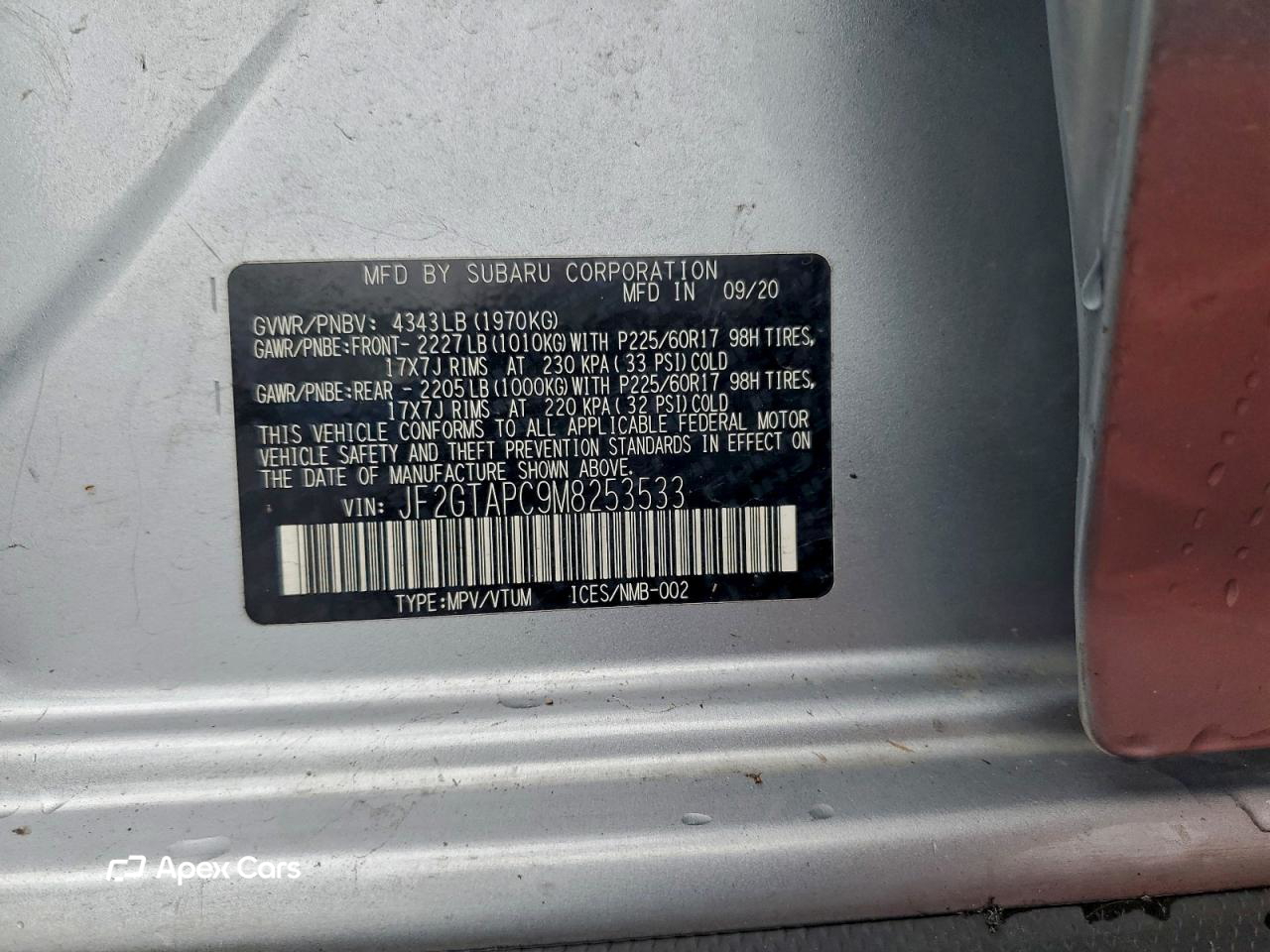Subaru XV 2021