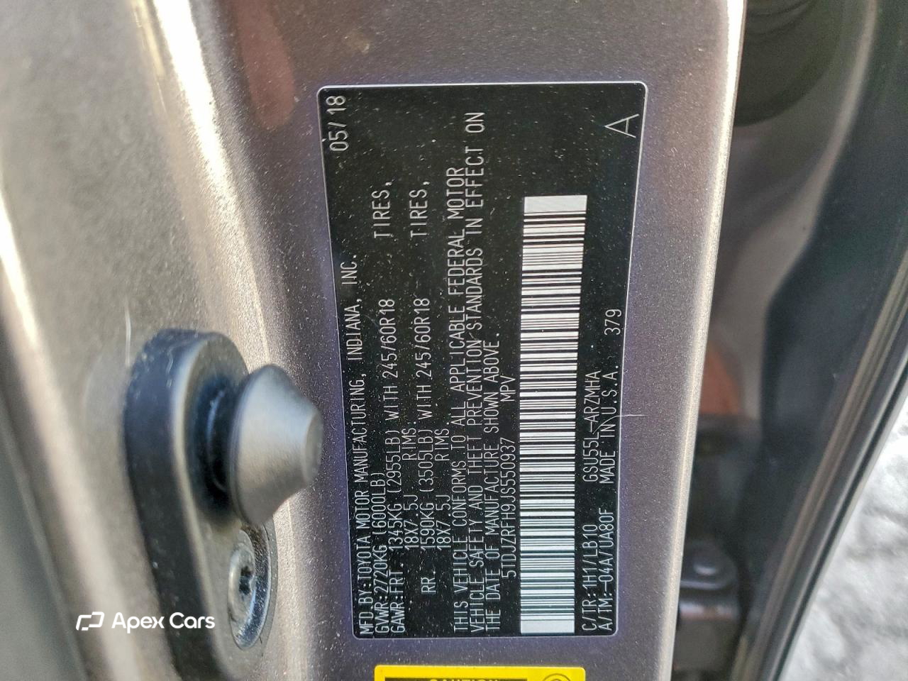 Toyota Highlander 2018