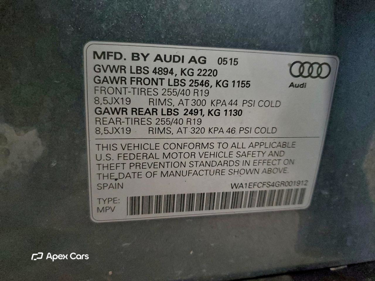 Audi Q3 2016
