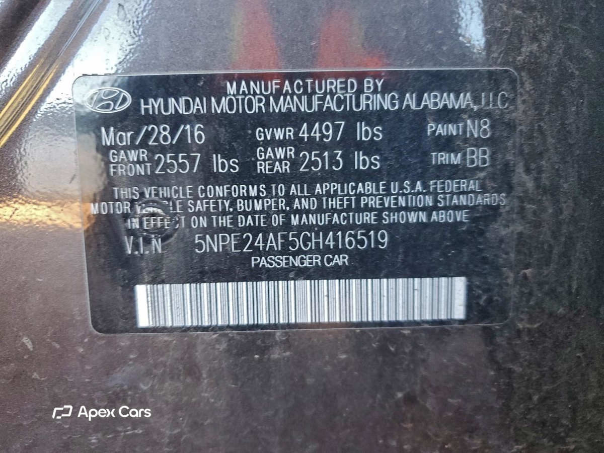 Hyundai Sonata 2016