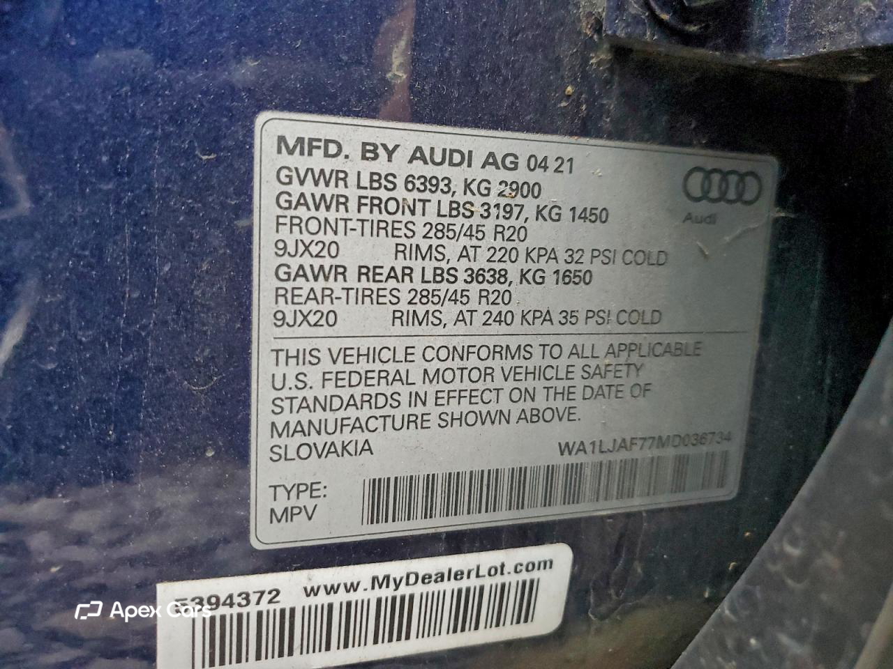 Audi Q7 2021