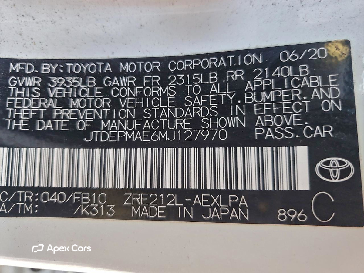 Toyota Corolla 2021