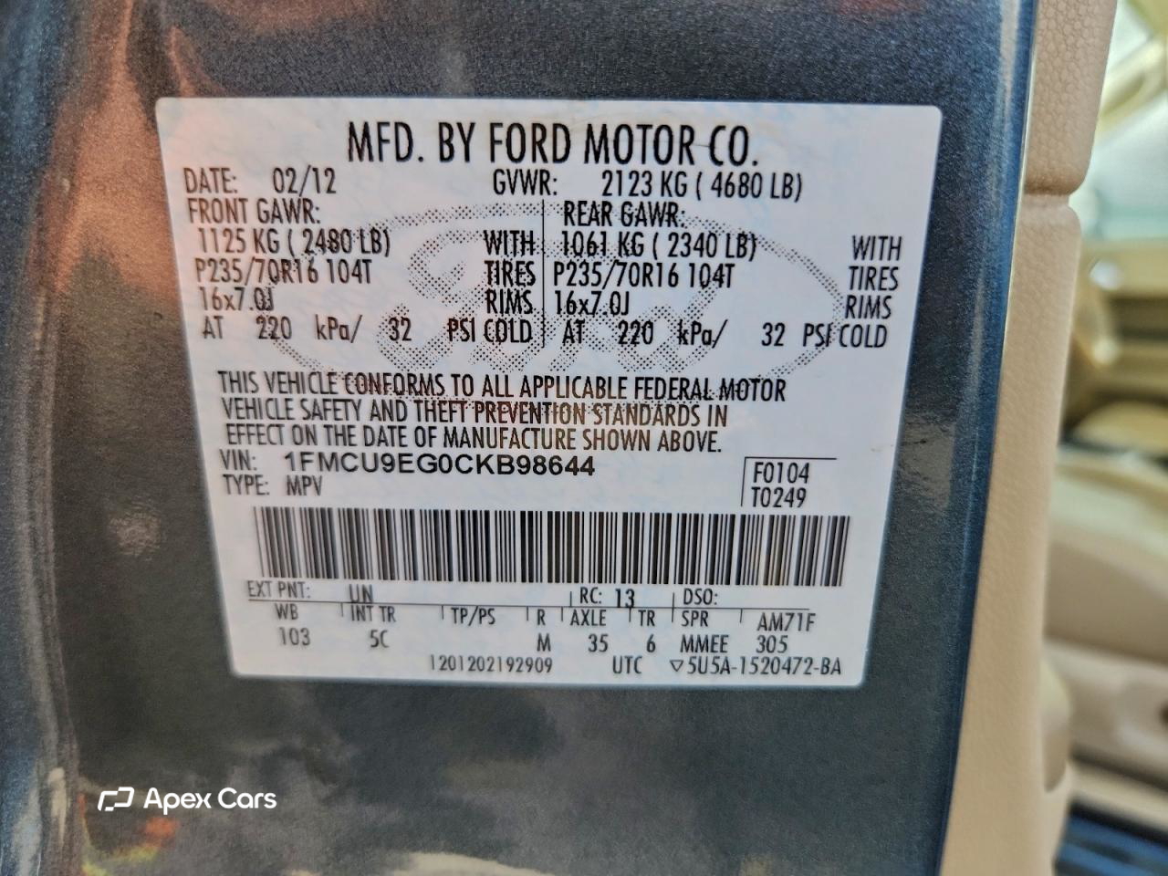 Ford Escape 2012