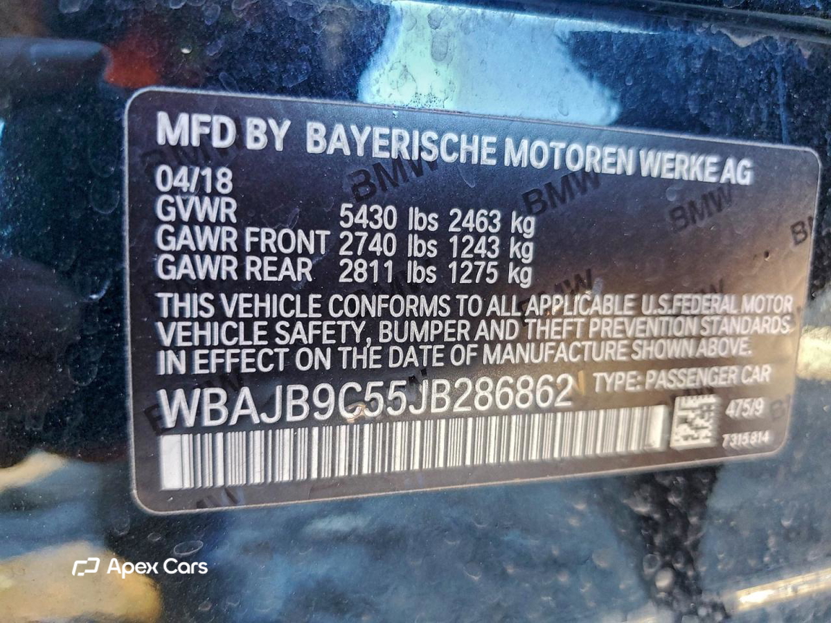 BMW Series 5 2018