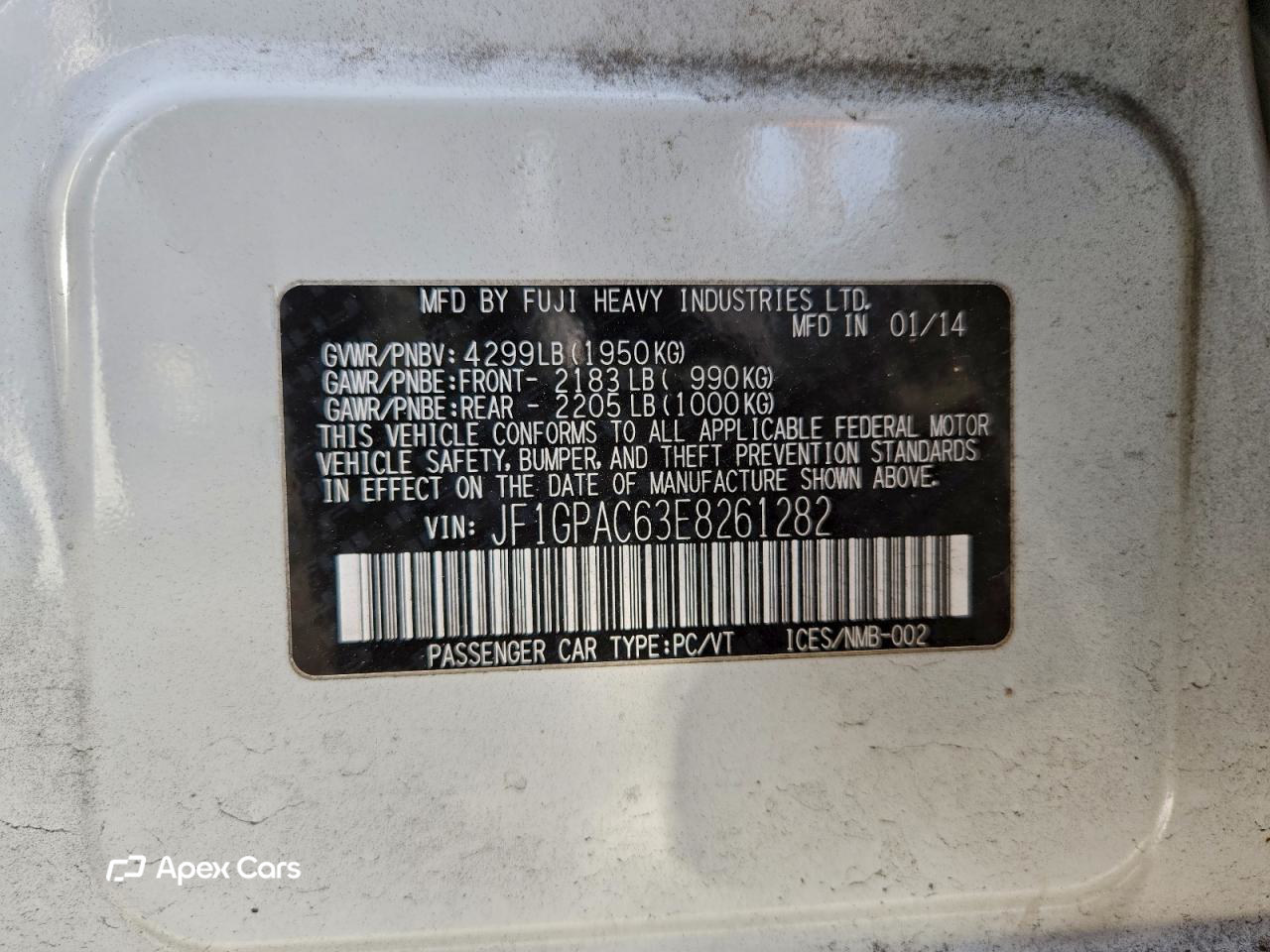 Subaru Impreza 2014