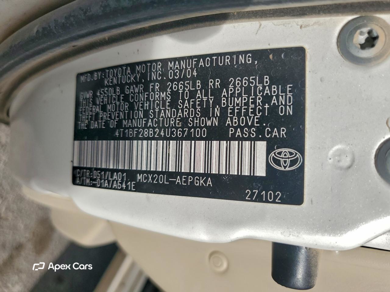 Toyota Avalon 2004