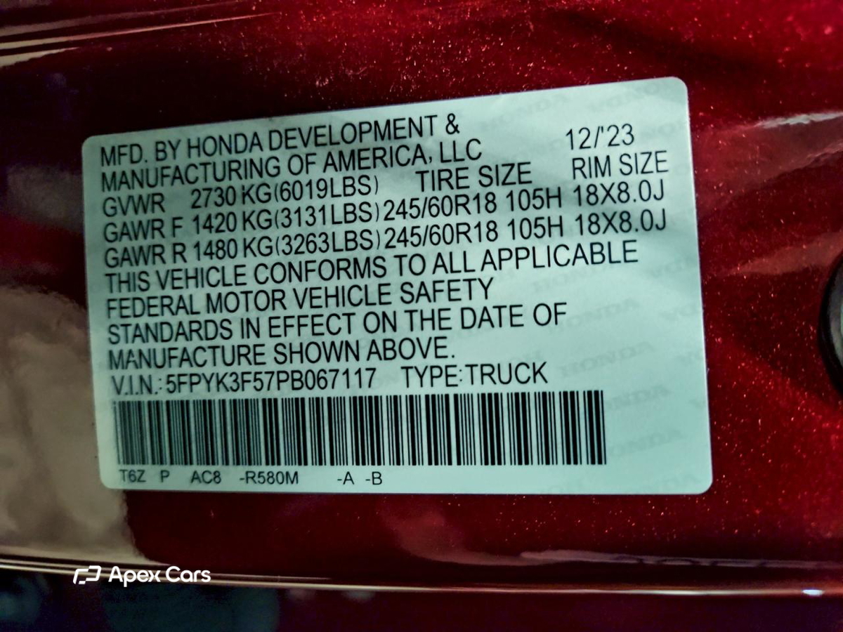 Honda Ridgeline 2023