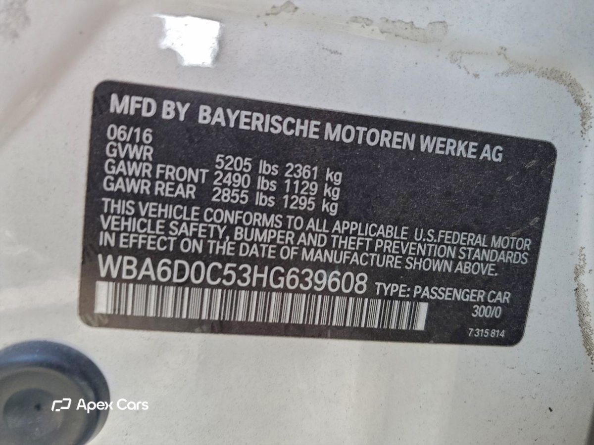 BMW Series 6 2017