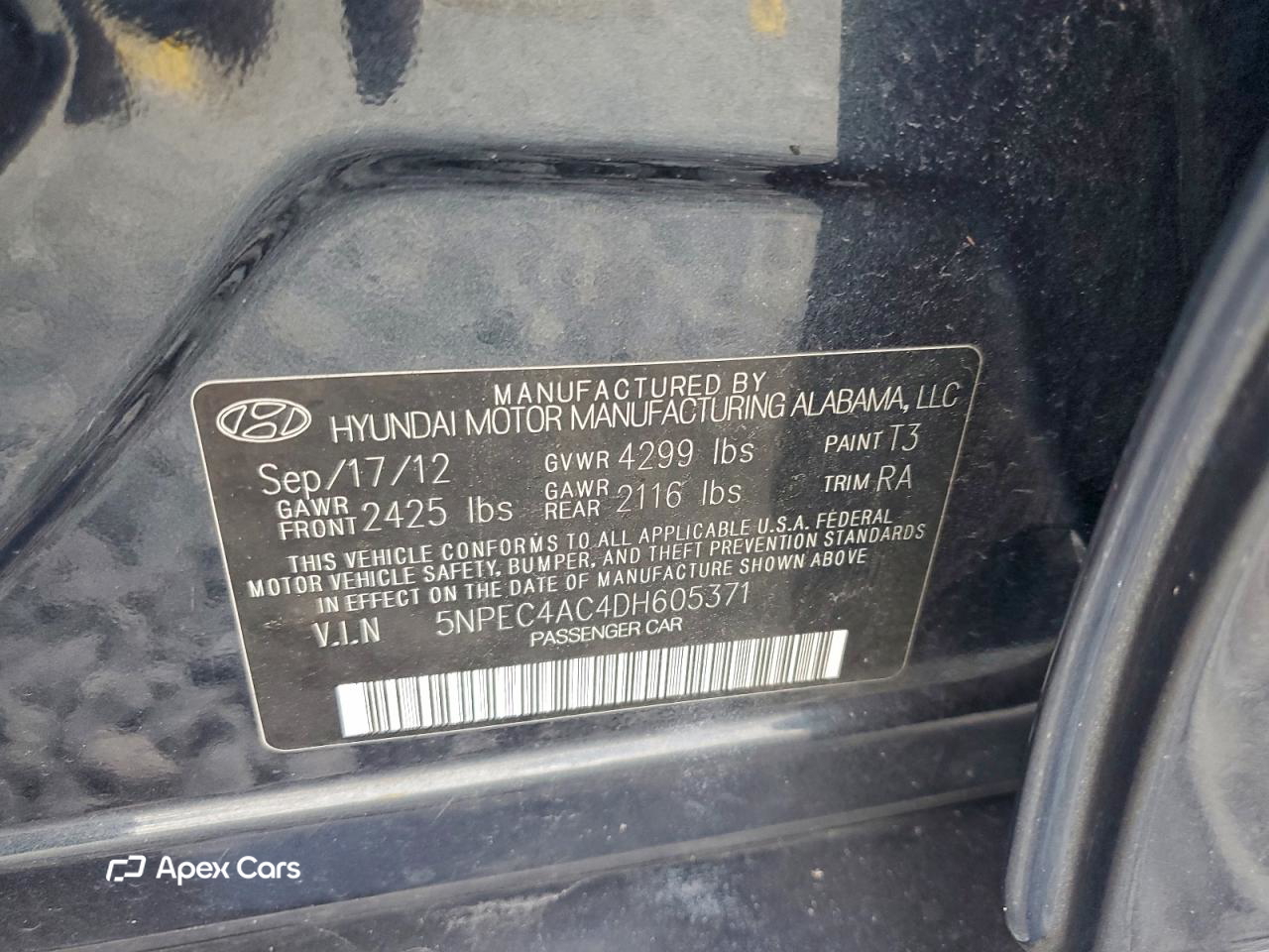 Hyundai Sonata 2013