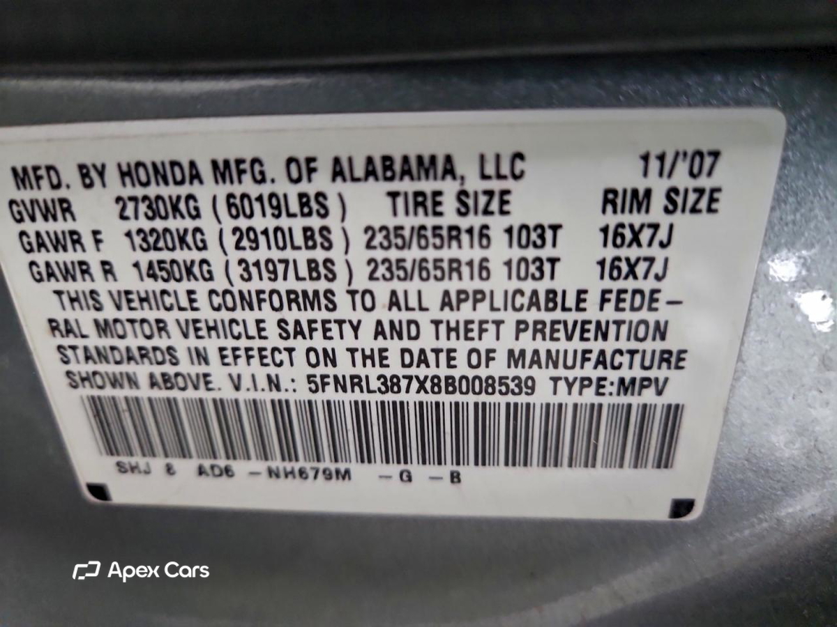 Honda Odyssey 2008