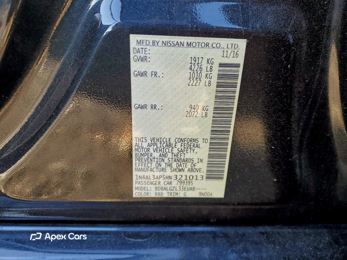 Nissan Altima 2017