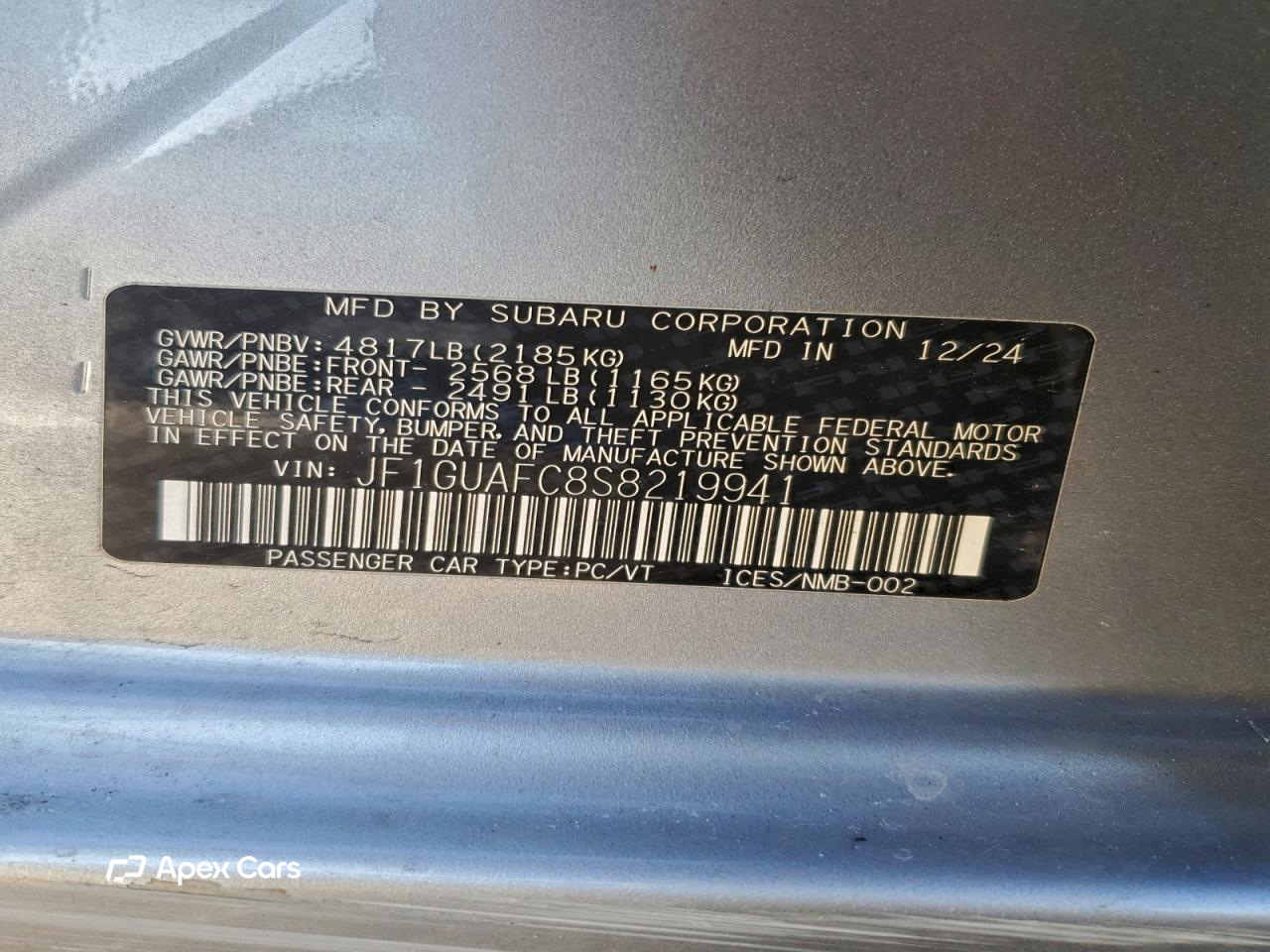 Subaru Impreza 2025