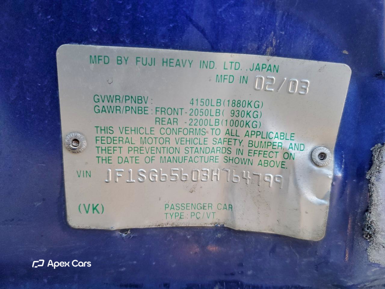 Subaru Forester 2003