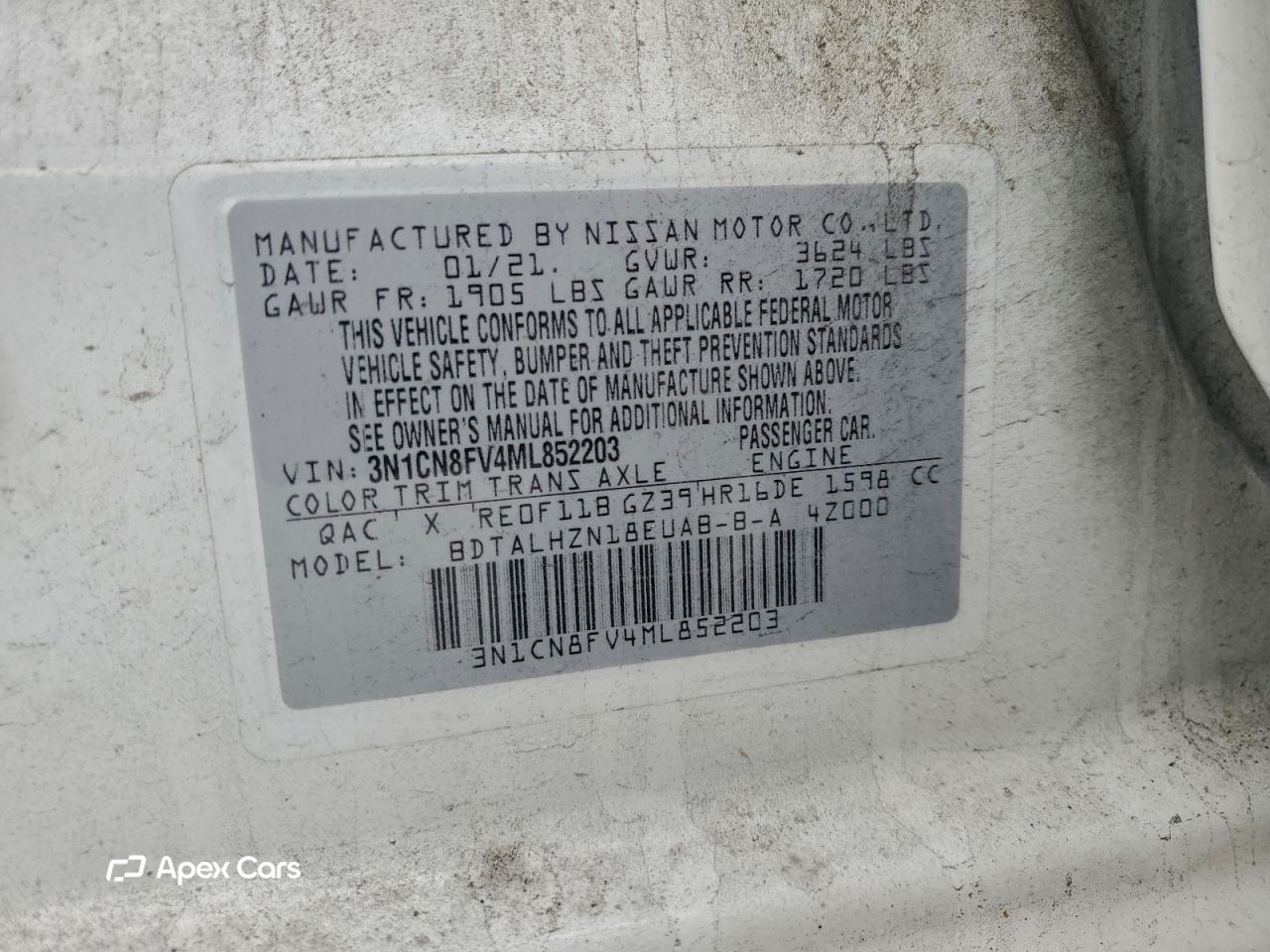 Nissan Versa 2021