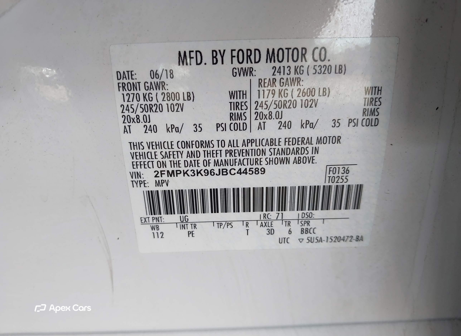 Ford Edge 2018