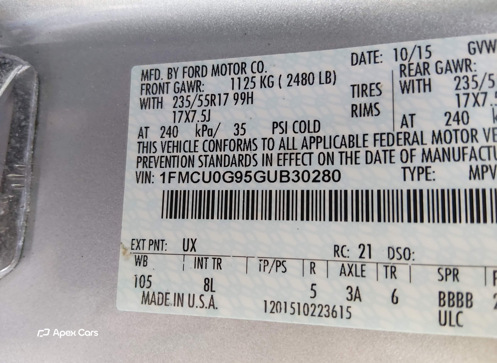 Ford Escape 2016