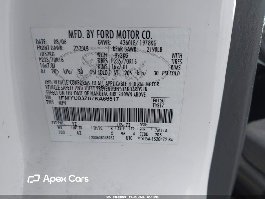 Ford Escape 2007