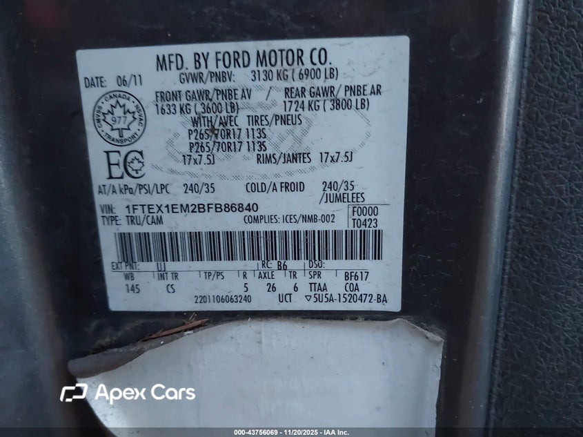 Ford F-150 2011