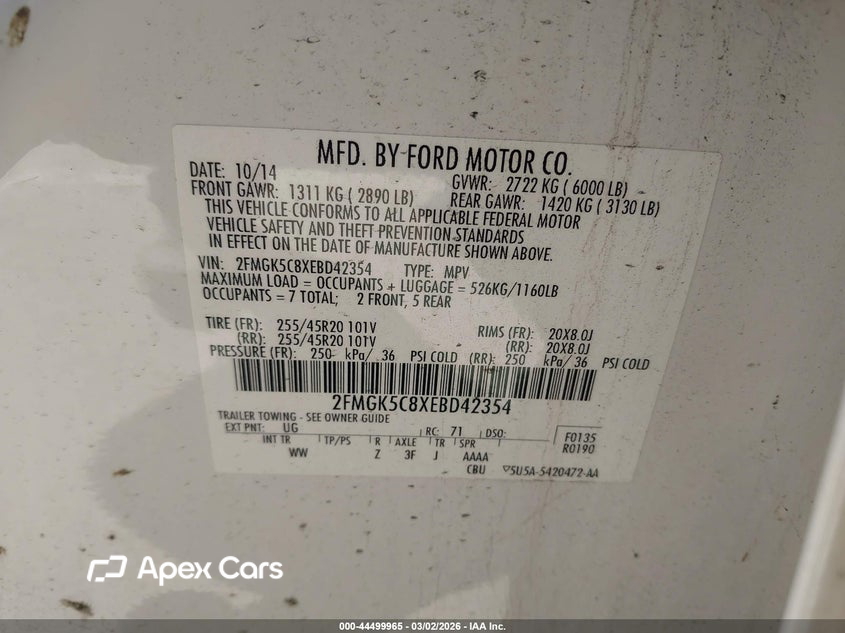 Ford Flex 2014