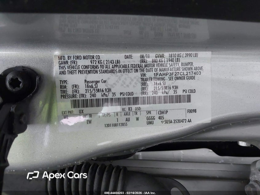 Ford Focus 2012