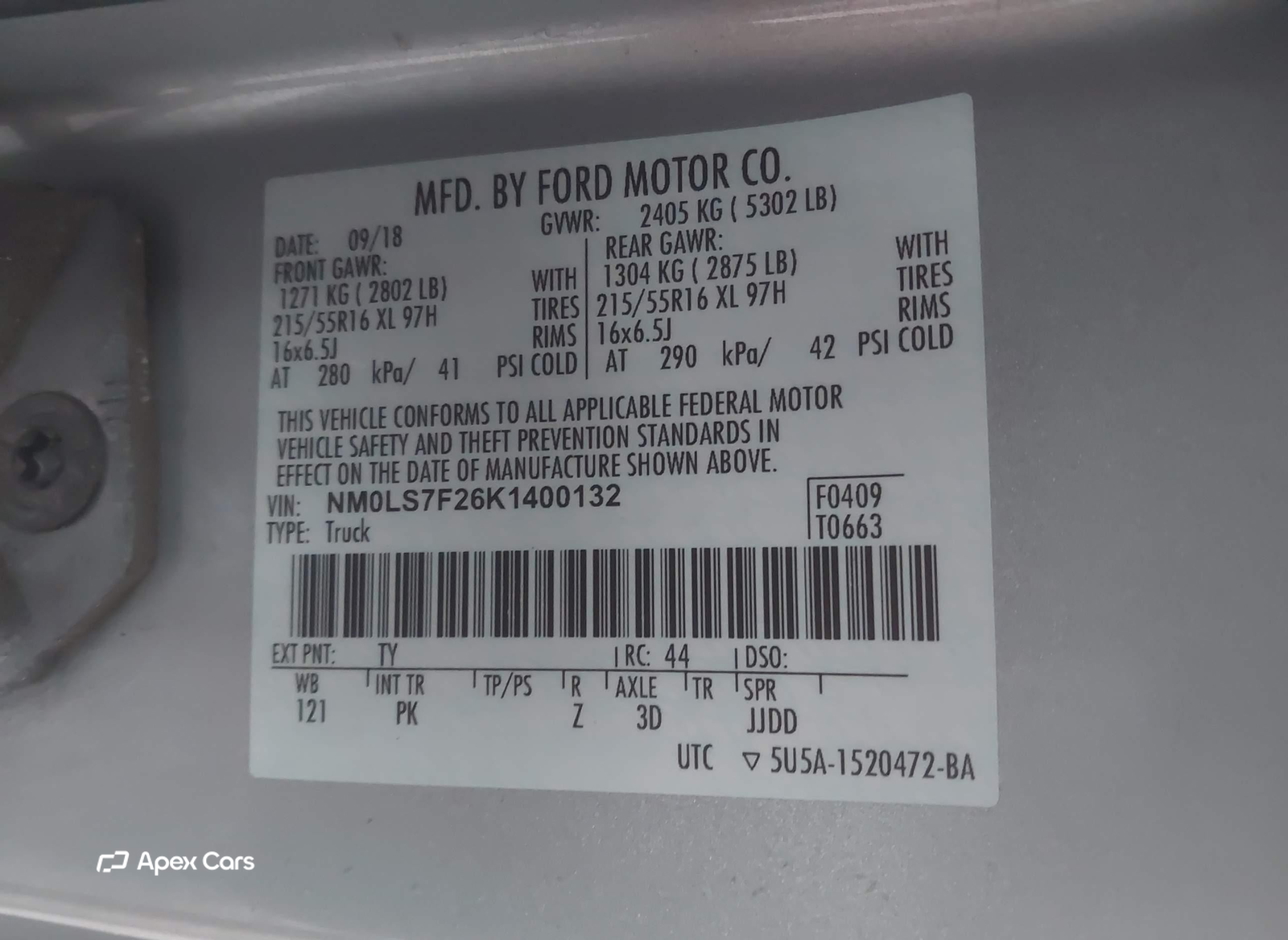 Ford Transit 2019
