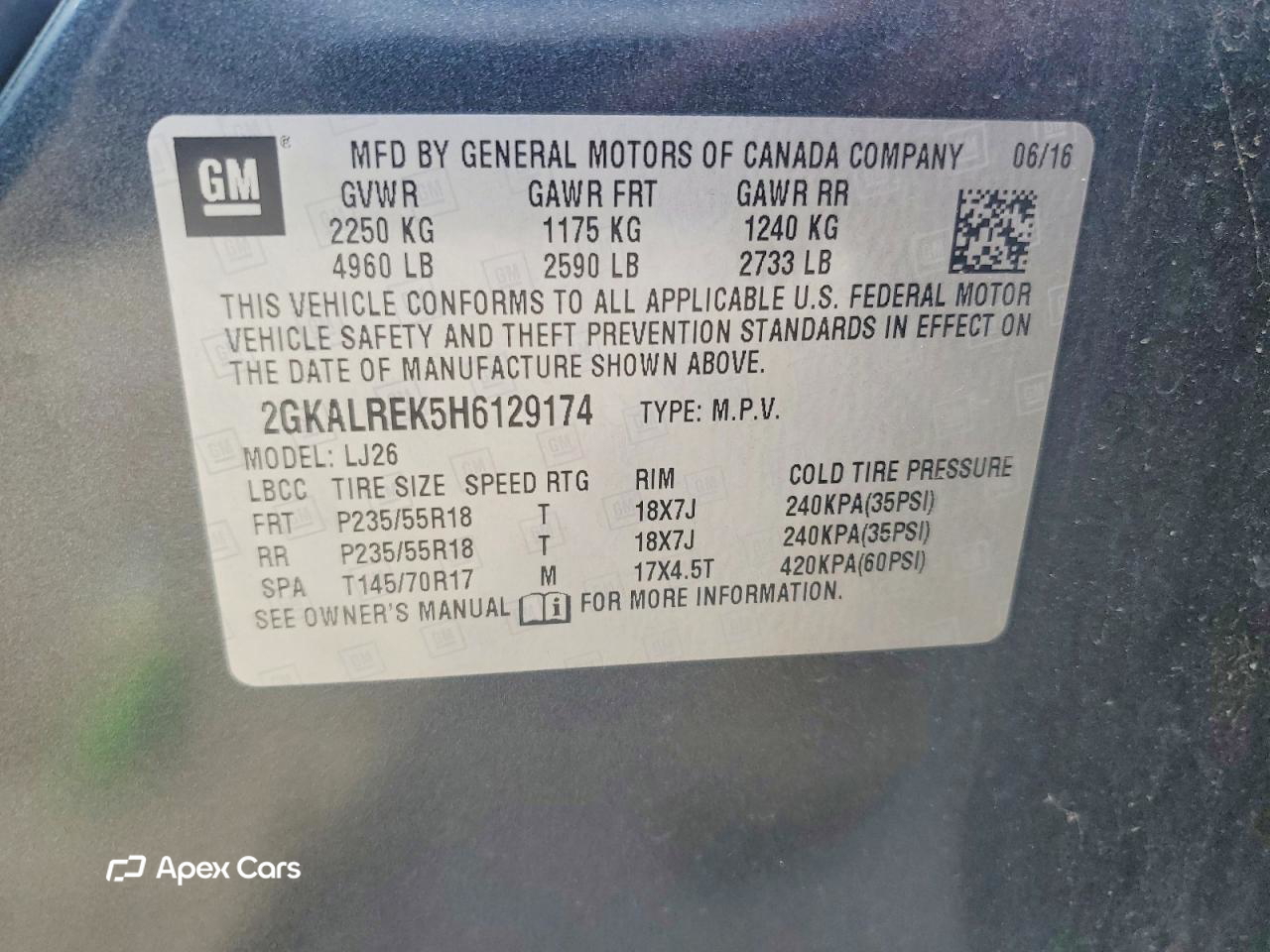 GMC Terrain 2017