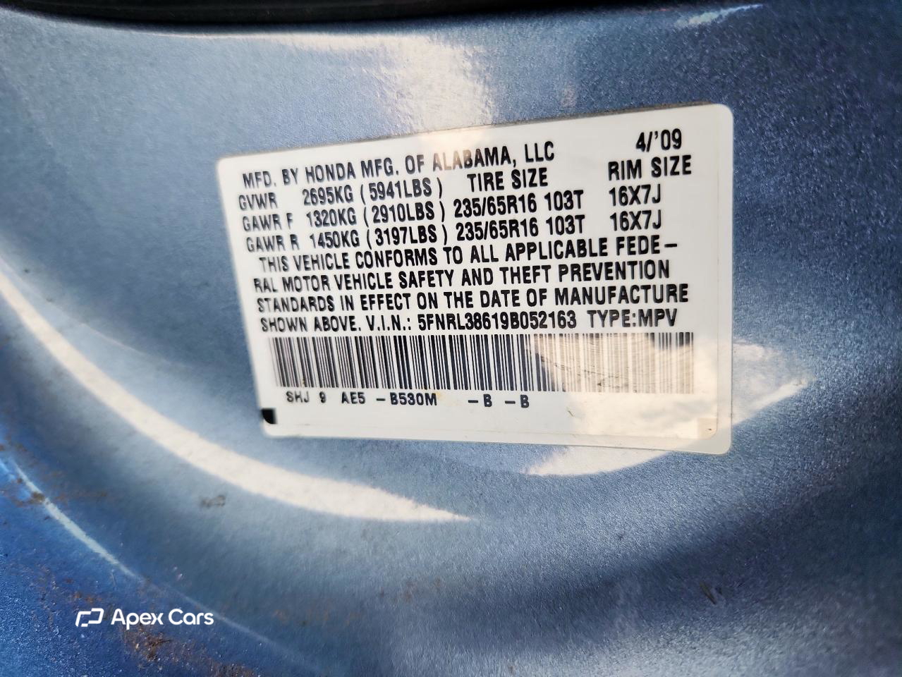 Honda Odyssey 2009