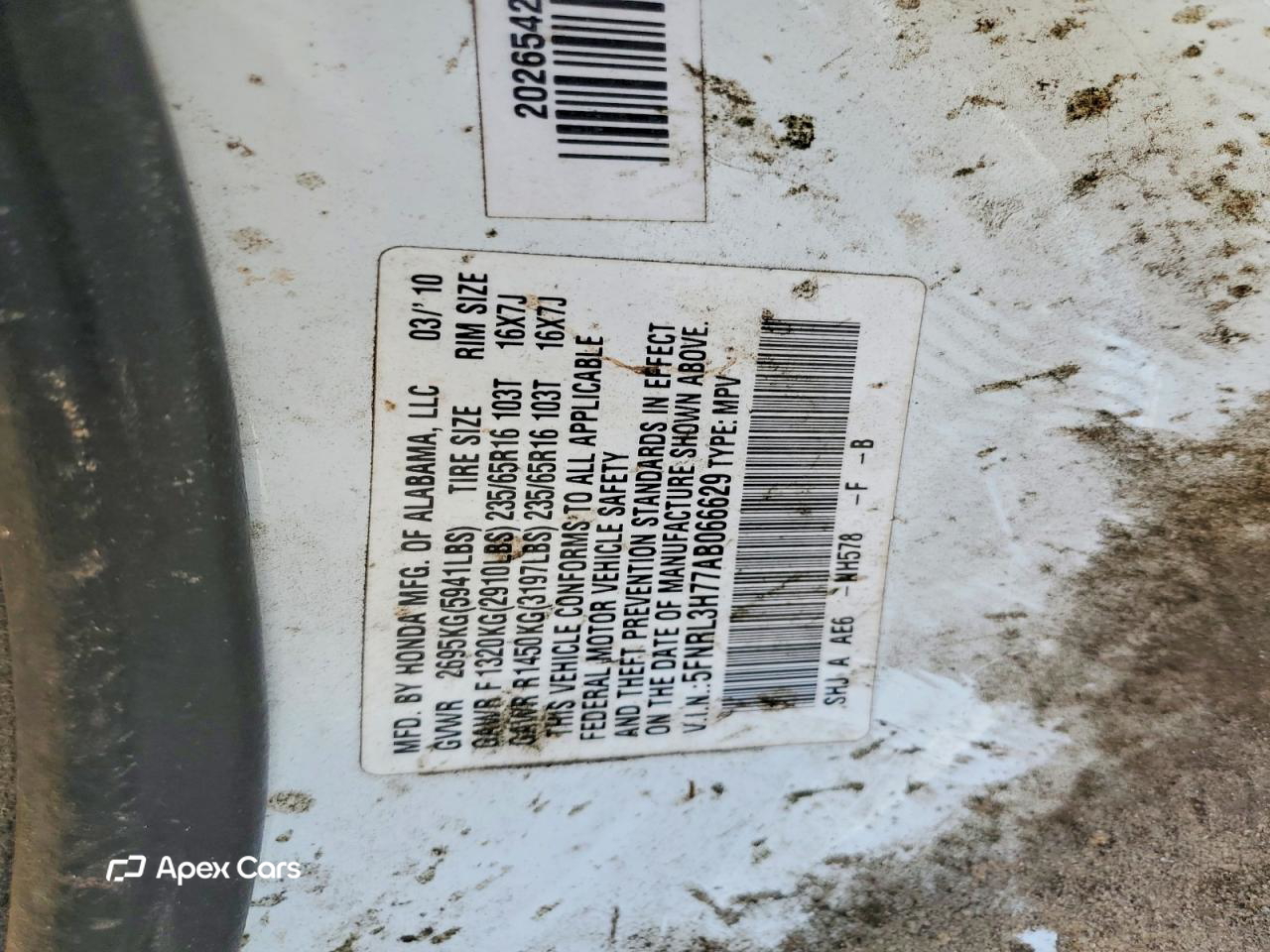 Honda Odyssey 2010