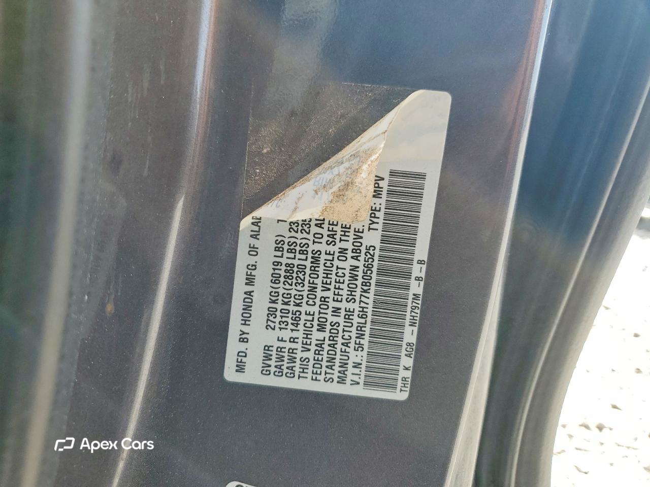 Honda Odyssey 2019