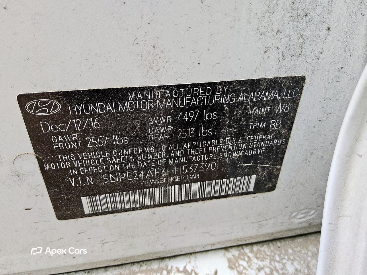 Hyundai Sonata 2017