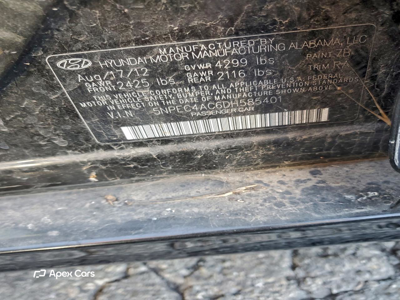 Hyundai Sonata 2013