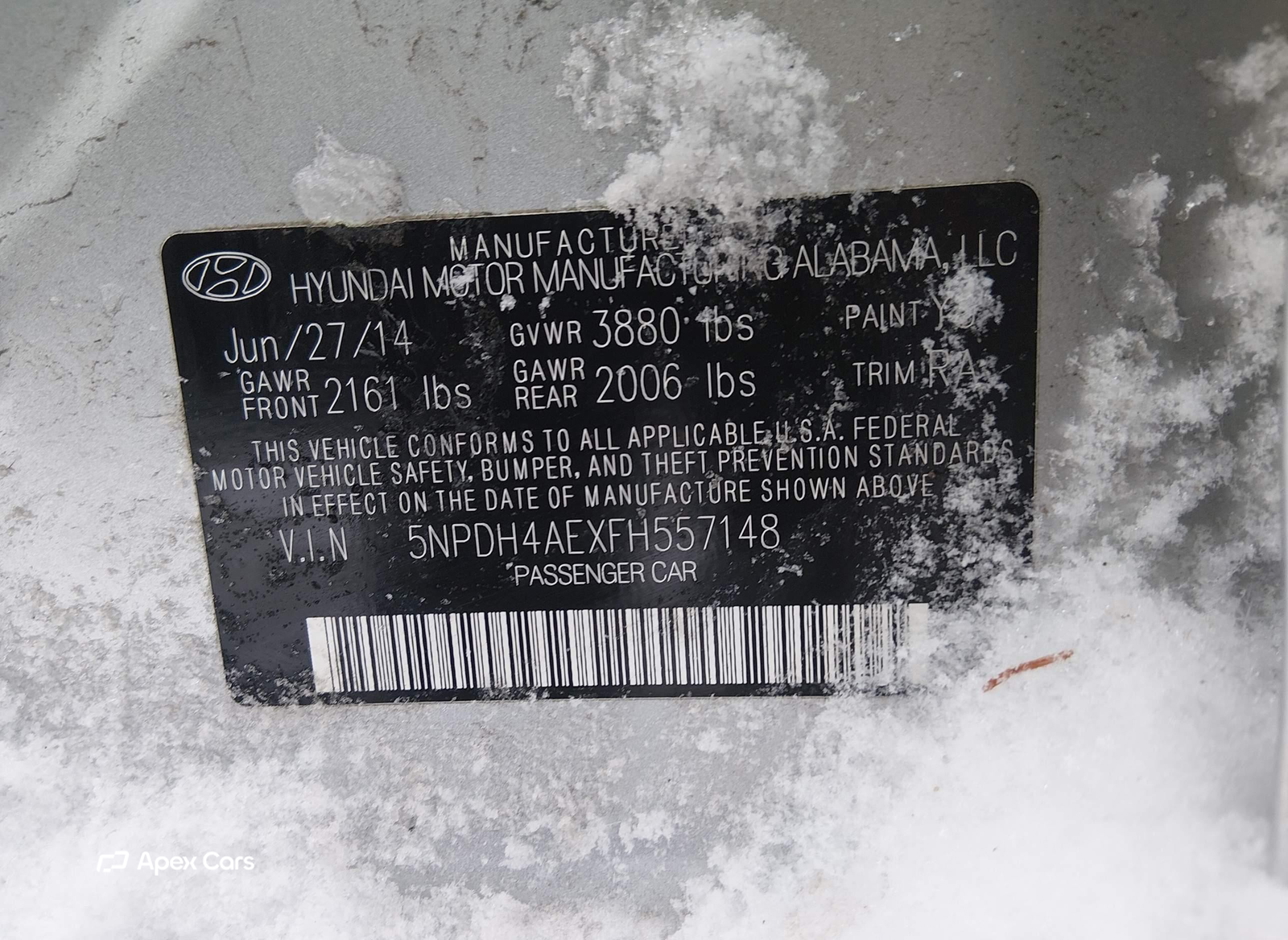 Hyundai Elantra 2015