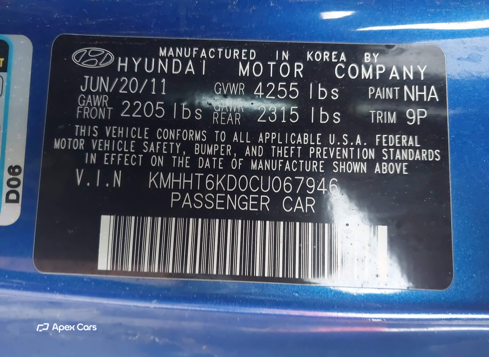 Hyundai Genesis 2012