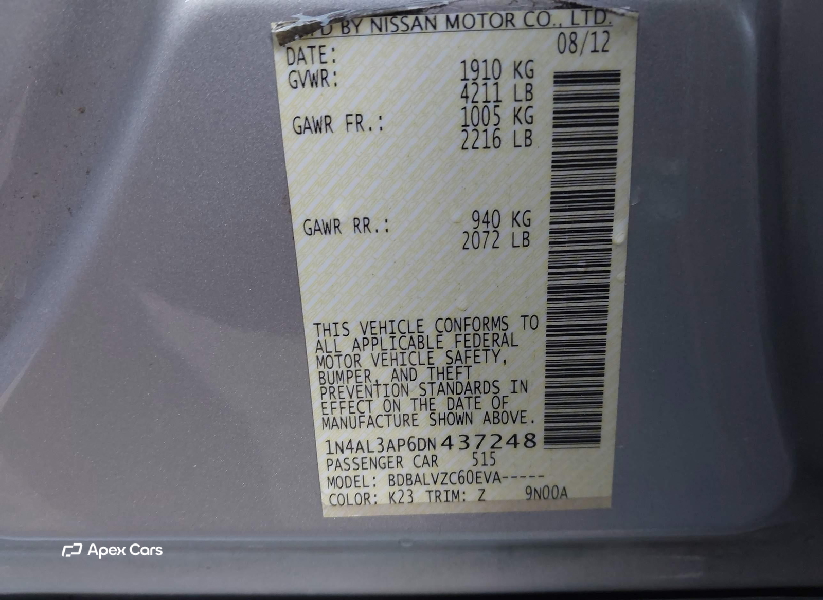 Nissan Altima 2013