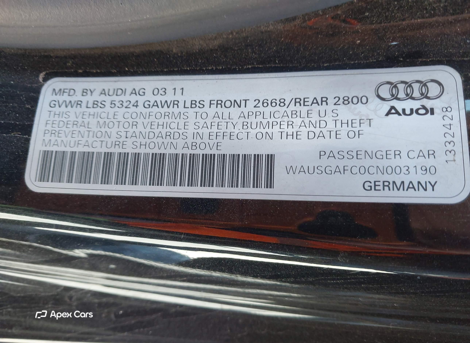 Audi A7 2012
