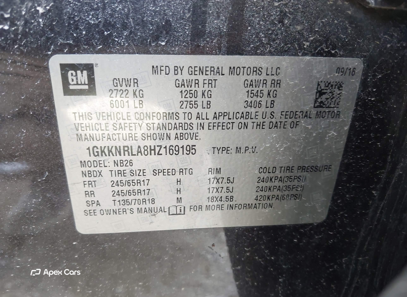 GMC Acadia 2017