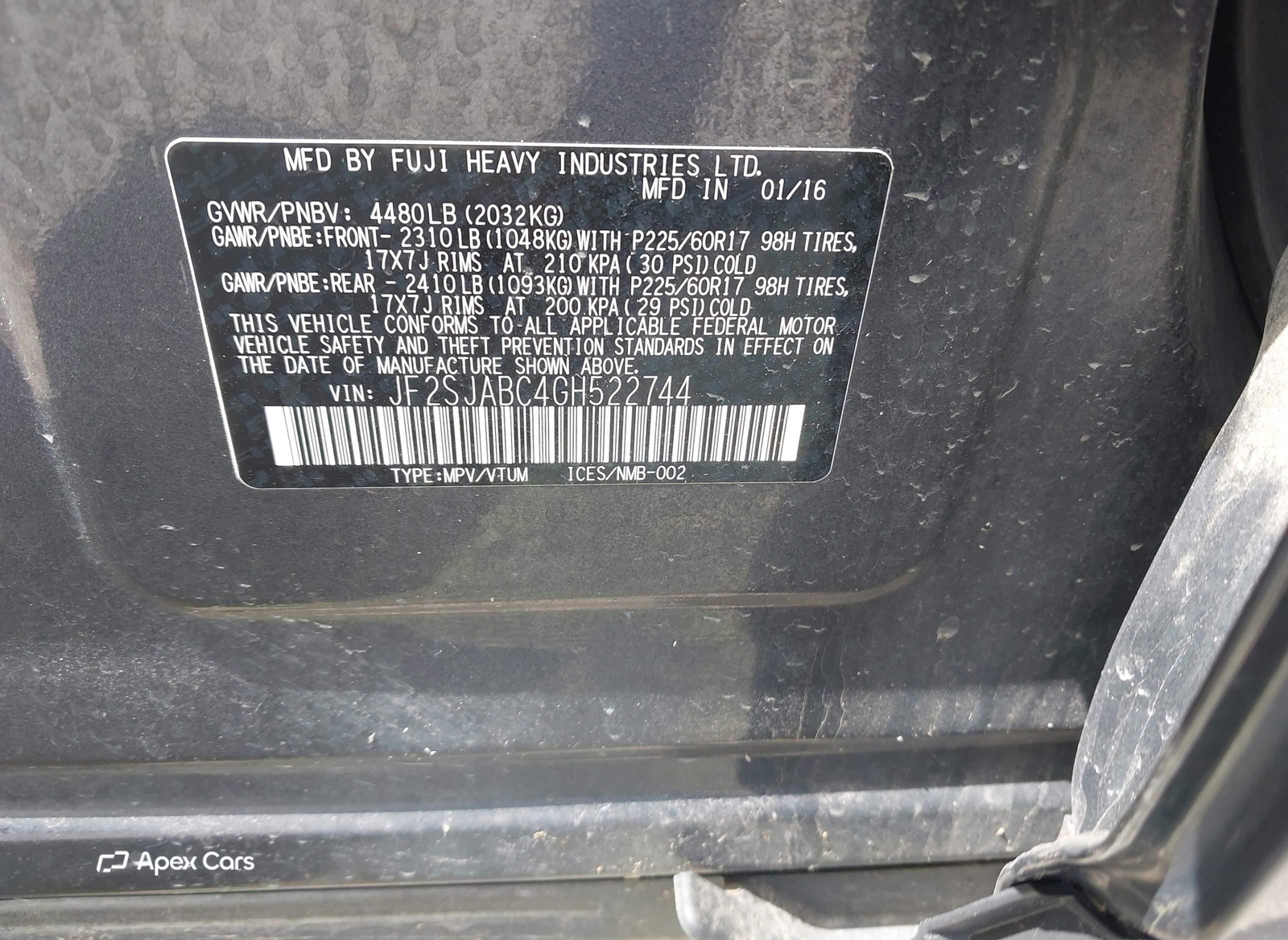 Subaru Forester 2016