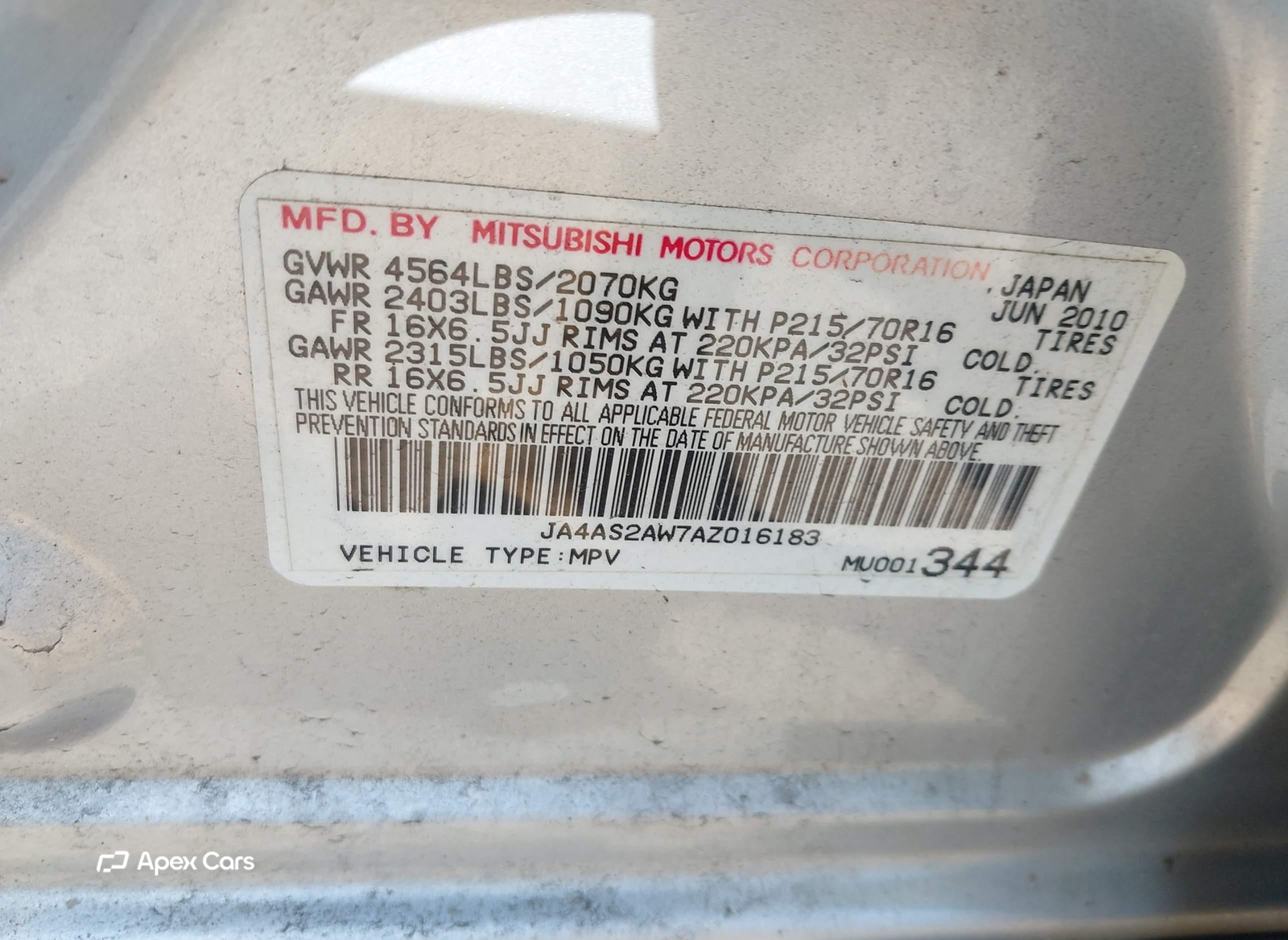 Mitsubishi Outlander 2010