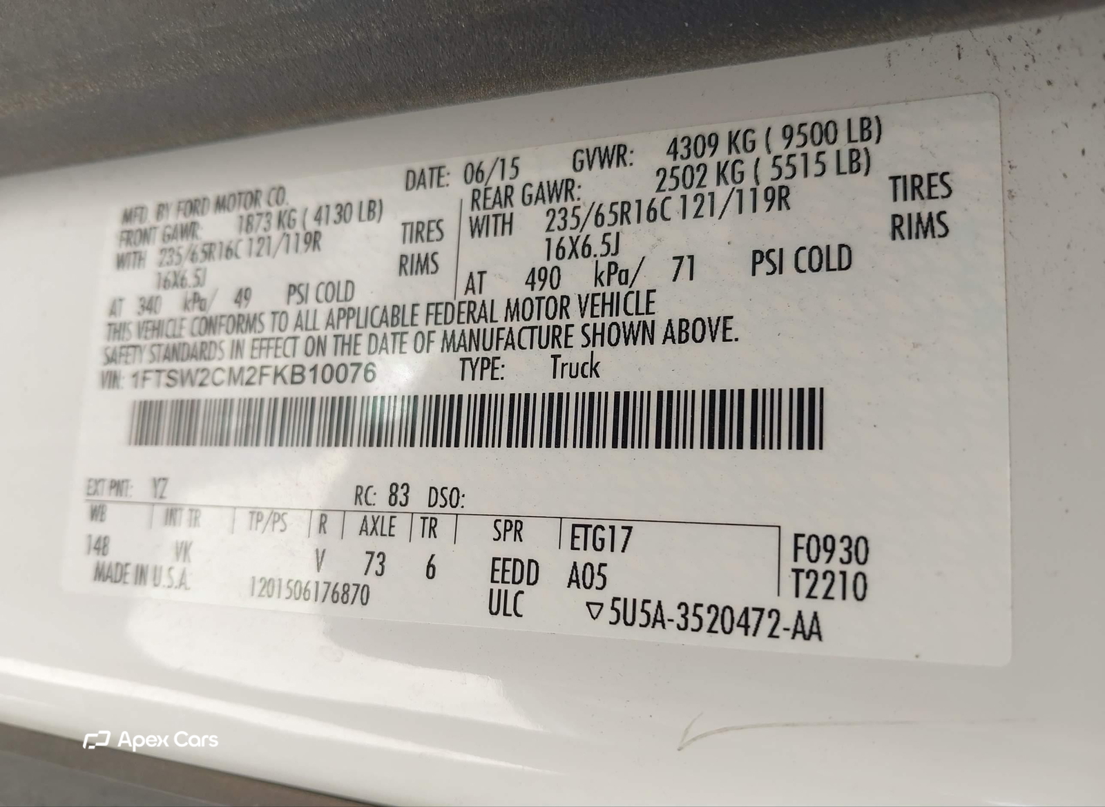 Ford Transit 2015