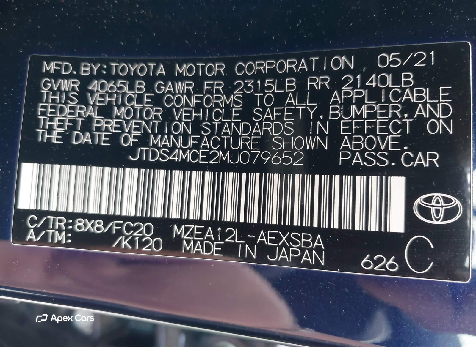 Toyota Corolla 2021