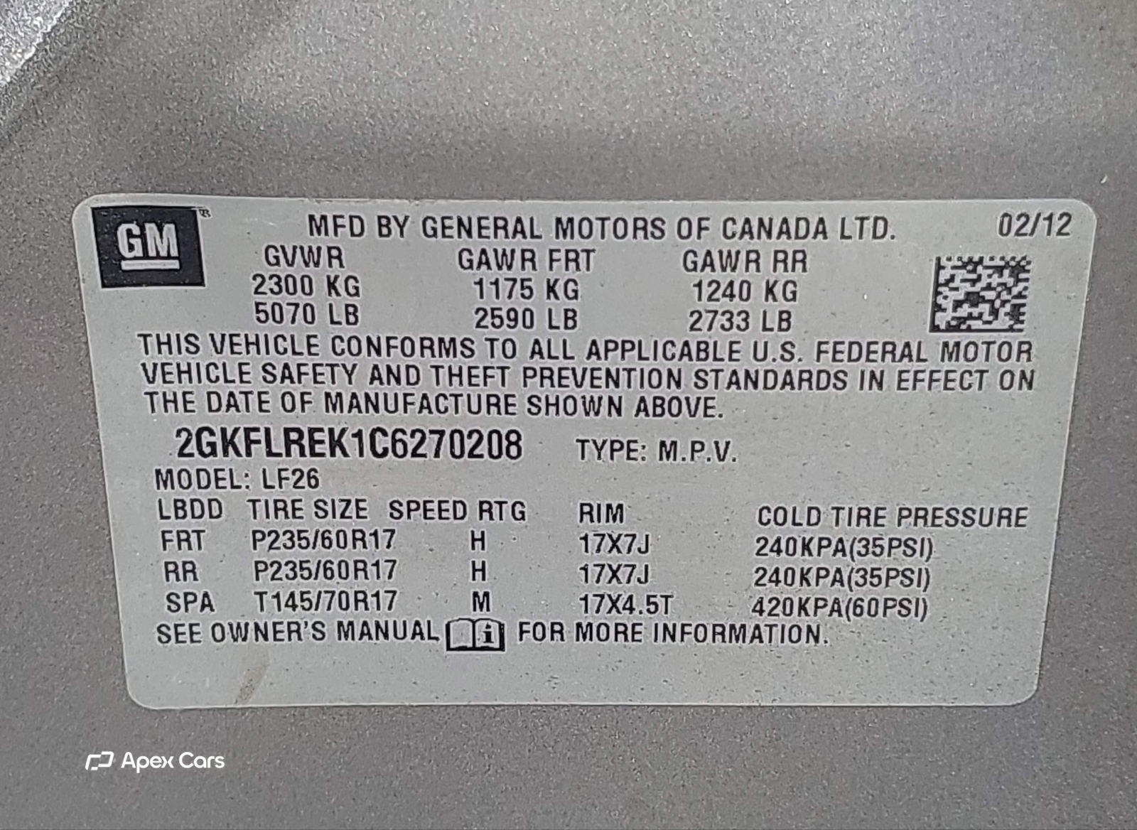 GMC Terrain 2012