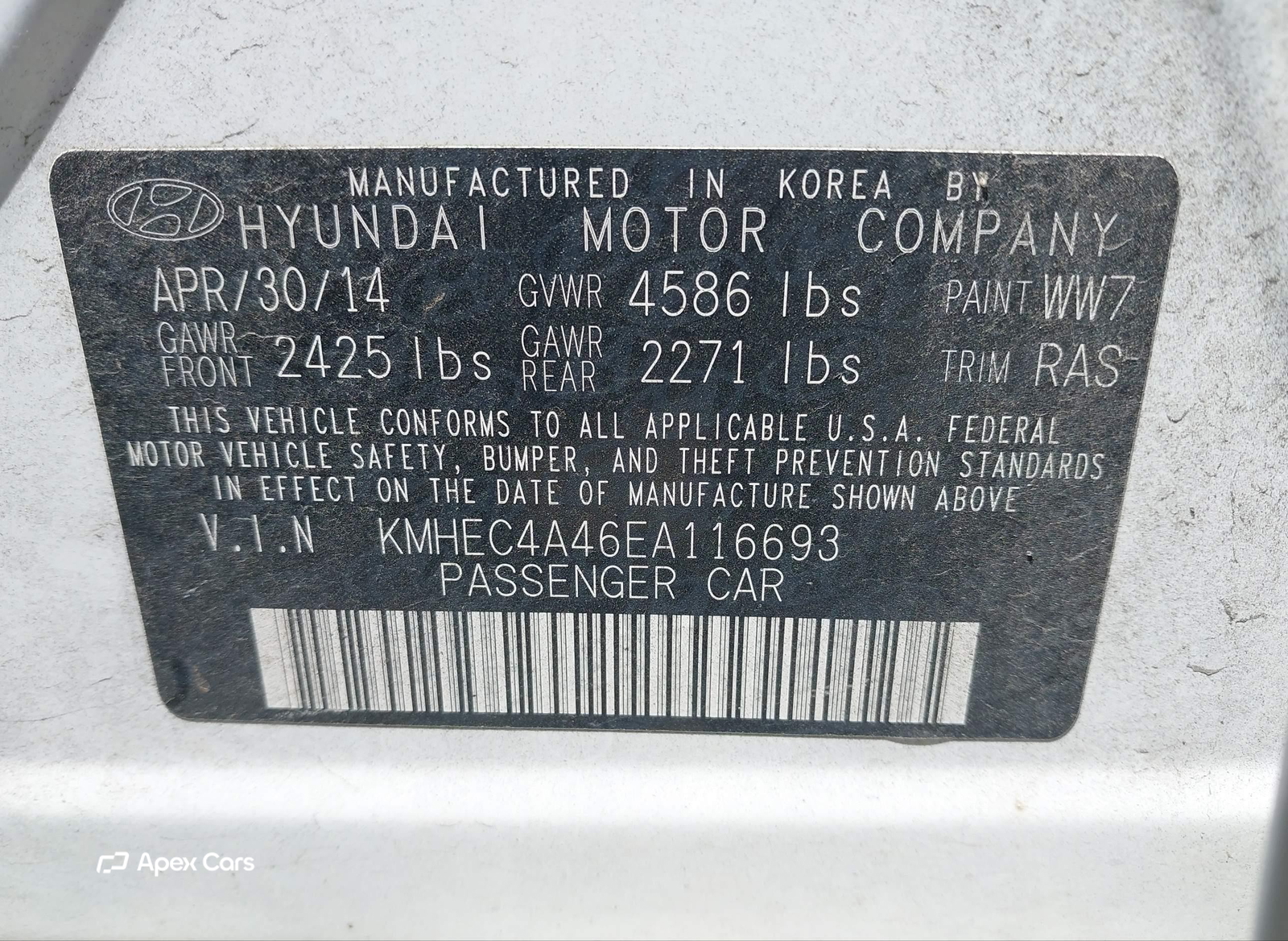 Hyundai Sonata 2014