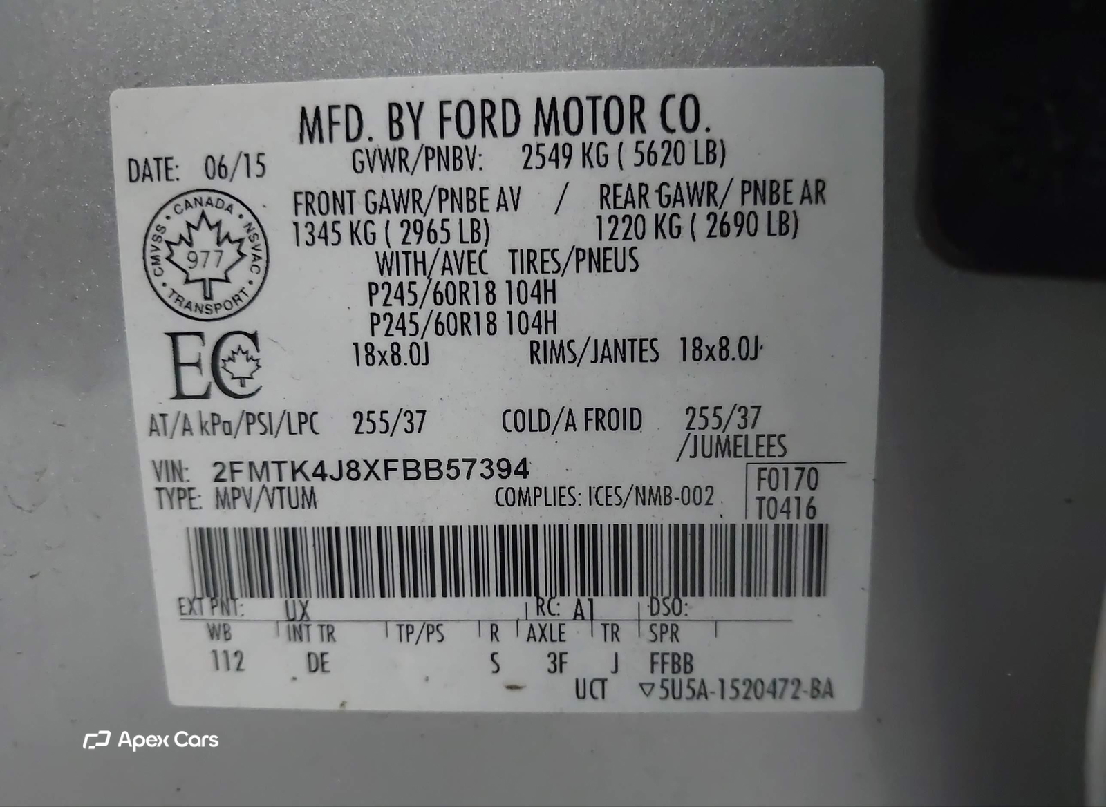 Ford Edge 2015