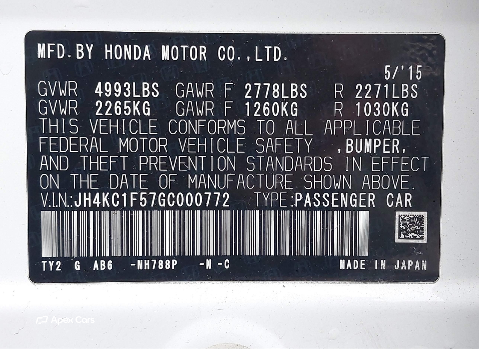 Acura RLX 2016