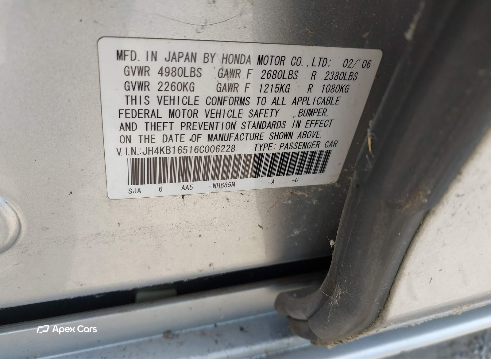 Acura RL 2006